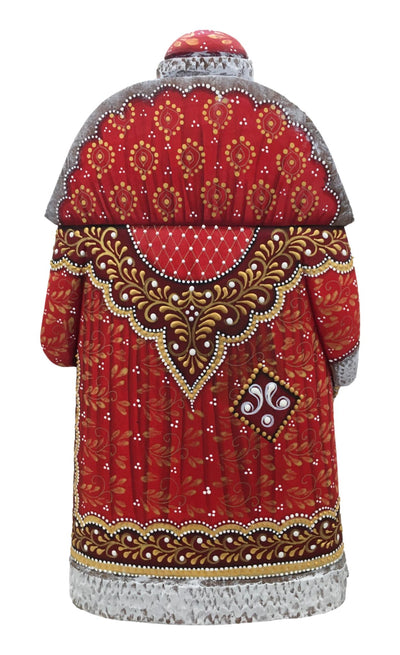 Large Wooden Father Frost with Bird BuyRussianGifts Store