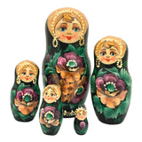 Purple Nesting Dolls Unique Souvenir BuyRussianGifts Store
