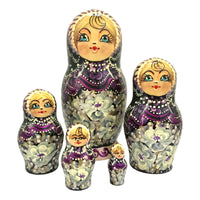 Purple nesting dolls 