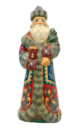 Tall Santa with Clock BuyRussianGifts Store