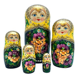 Authentic Russian Nesting Doll Set of 5 BuyRussianGifts Store