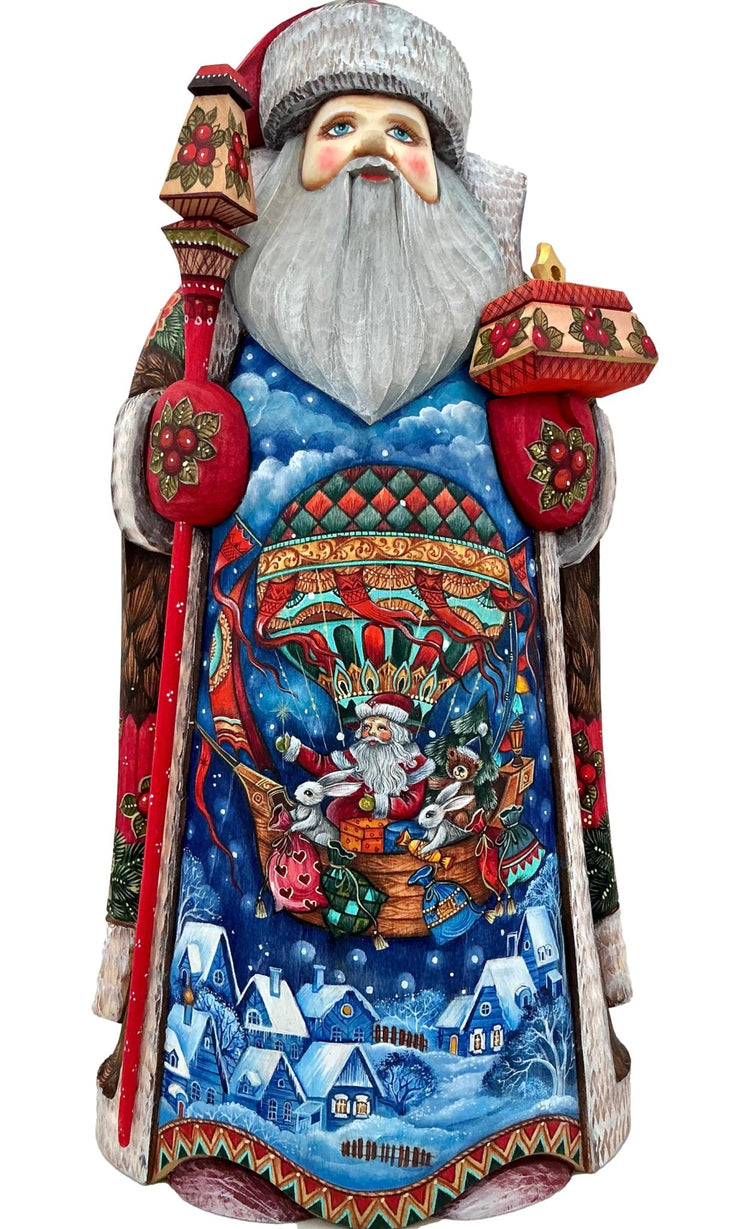Wooden Santa Snow Queen Fairytale BuyRussianGifts Store