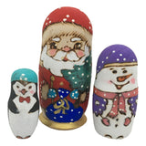 Russian Christmas nesting dolls 