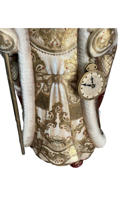 17” tall Russian Father Frost Red Gold One of a kind. BuyRussianGifts Store