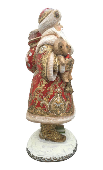 Father frost wooden figurine 