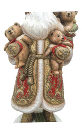 Unique Santa wooden figurine 