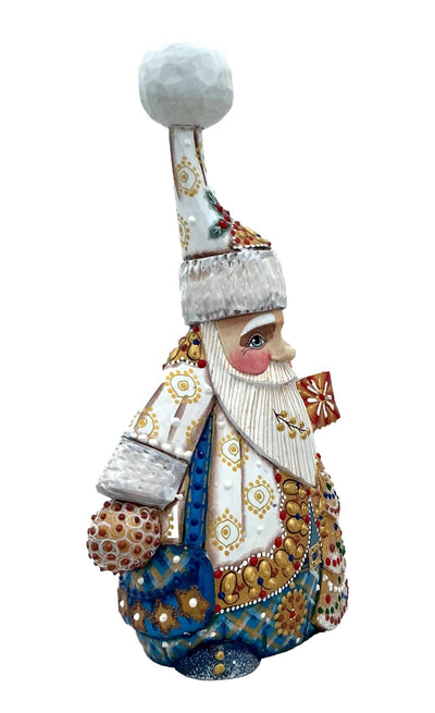 Russian Grandfather Frost Turquoise Winter Coat BuyRussianGifts Store