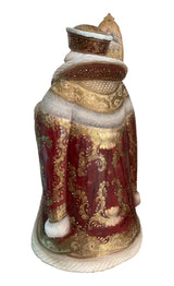 17” tall Russian Father Frost Red Gold One of a kind. BuyRussianGifts Store