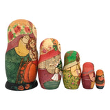 Wooden Russian nesting dolls 