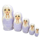 Traditional Matryoshka Lavender Russian Easter Gift BuyRussianGifts Store
