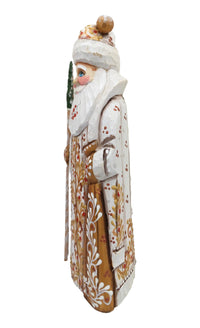 Santa dressed in white robe BuyRussianGifts Store