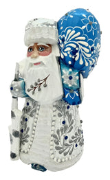 White Christmas Russian Santa Small BuyRussianGifts Store