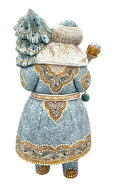 Russian Father Frost White Blue Coat BuyRussianGifts Store