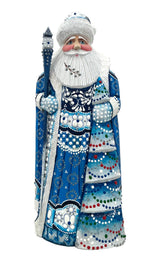 Tall Father Frost blue Coat Xmas Tree BuyRussianGifts Store