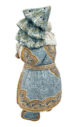 Russian Father Frost White Blue Coat BuyRussianGifts Store