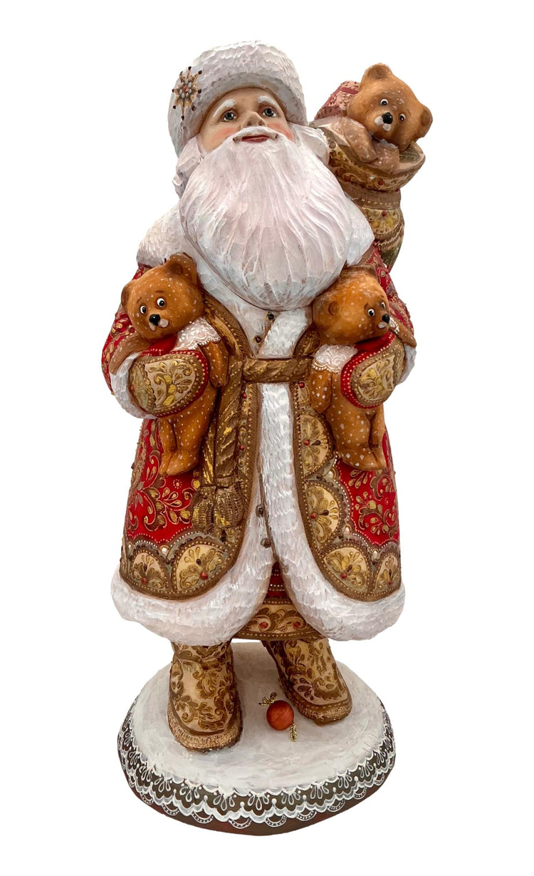 Unique Russian Father Frost with Three Bears BuyRussianGifts