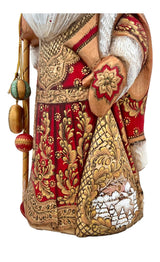 Tall Unique Santa Red Wood Burn BuyRussianGifts Store