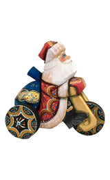 Wooden Santa Polar Bear BuyRussianGifts Store