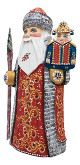 Santa with an owl BuyRussianGifts Store