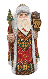 Russian Santa with owl