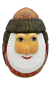 Wood carved Russian Santa