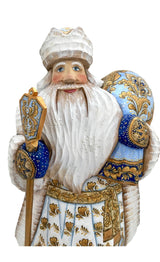 12” Tall Unique Russian Wooden Santa BuyRussianGifts Store