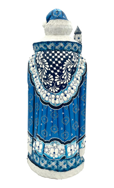 Tall Father Frost Blue Coat Xmas Tree BuyRussianGifts Store