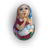 Alice in Wonderland Russian Doll Roly Poly Signed BuyRussianGifts Store