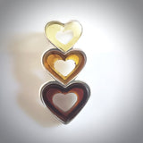 amber heart necklace