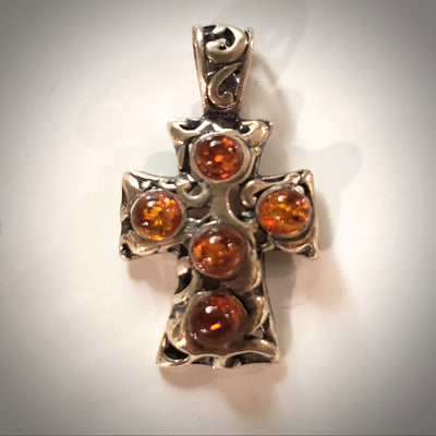 Amber cross for men and women