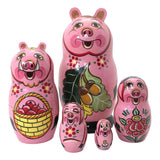 Pig matryoshka dolls 