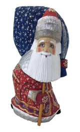 Wooden handcrafted Santa 