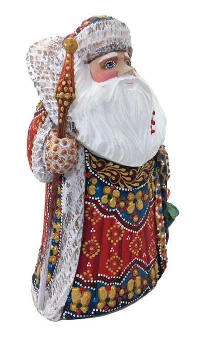 Russian wooden Santa Claus 