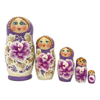 Lavender nesting dolls 