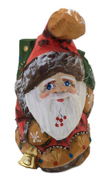 Russian Santa Unique Shape with Christmas Tree BuyRussianGifts Store