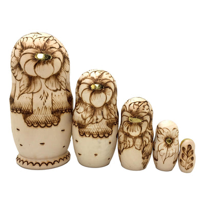 Wooden nesting dolls