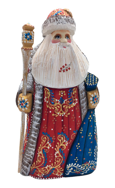 Hand carved wooden Santa