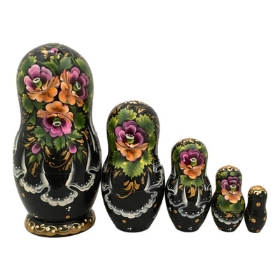 Flowers matryoshka dolls
