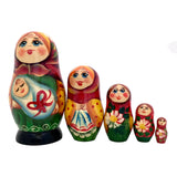 Russian family matryoshka dolls