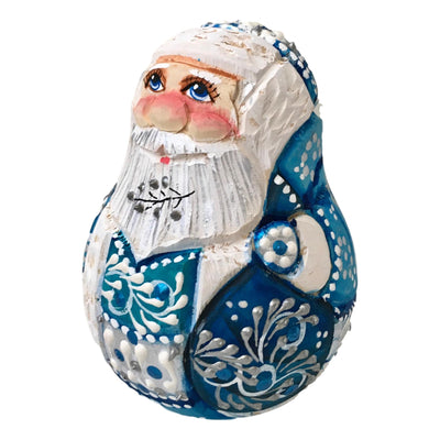 Russian carved doll Santa 