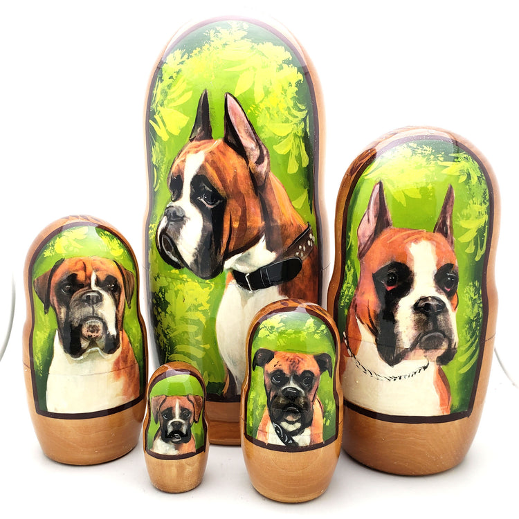 Boxer Nesting Doll Set 7