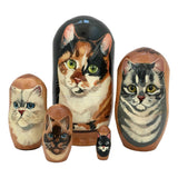 Calico cat Russian dolls 