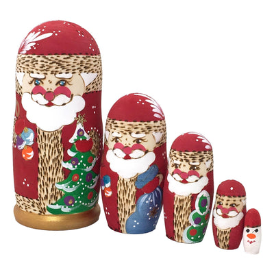 Vintage santa matryoshka 