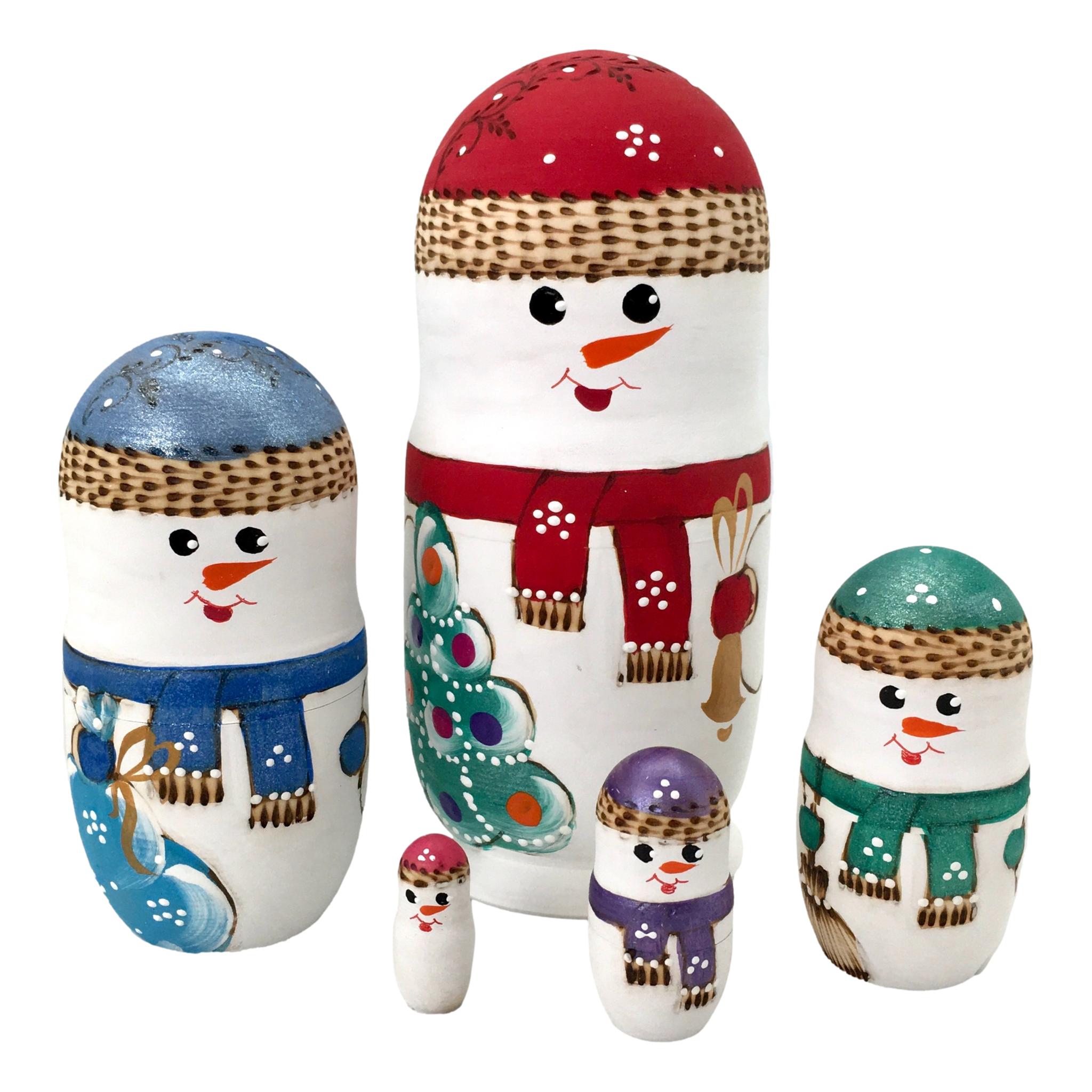 Snowman matryoshka store