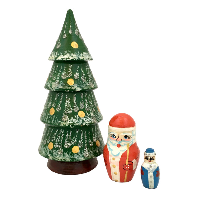 Christmas tree Russian doll