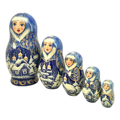 Russian Winter Nesting Dolls BuyRussianGifts Store