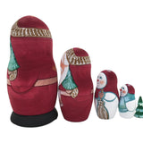 Christmas Russian stacking dolls 