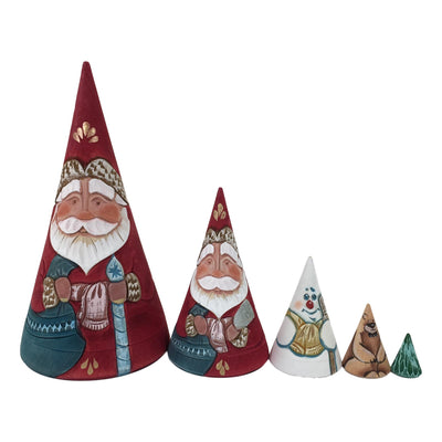 Santa Russian dolls