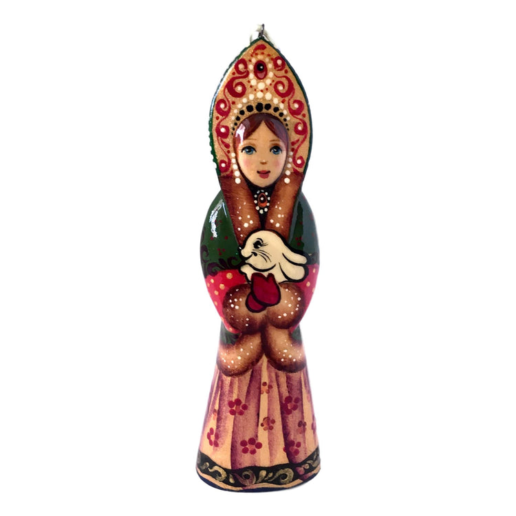 Russian doll with rabbit 