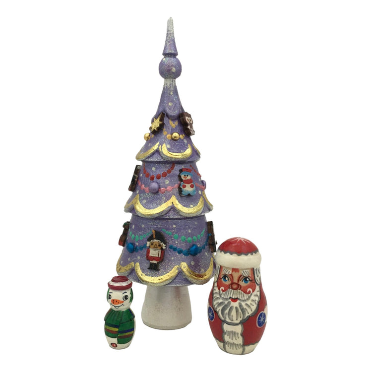 Christmas tree Russian dolls 